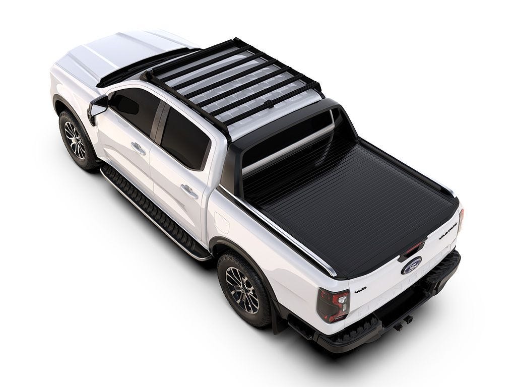 Front Runner Ford Ranger T6.2 Wildtrak Raptor Double Cab (2022-Current) Slimsport Roof Rack Kit / Light Bar Ready