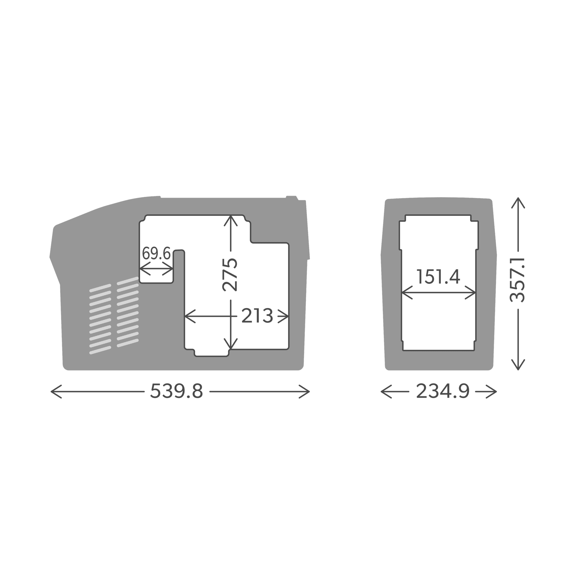 Dometic CF 11 - Tragbare Kompressorkühlbox, 11 l