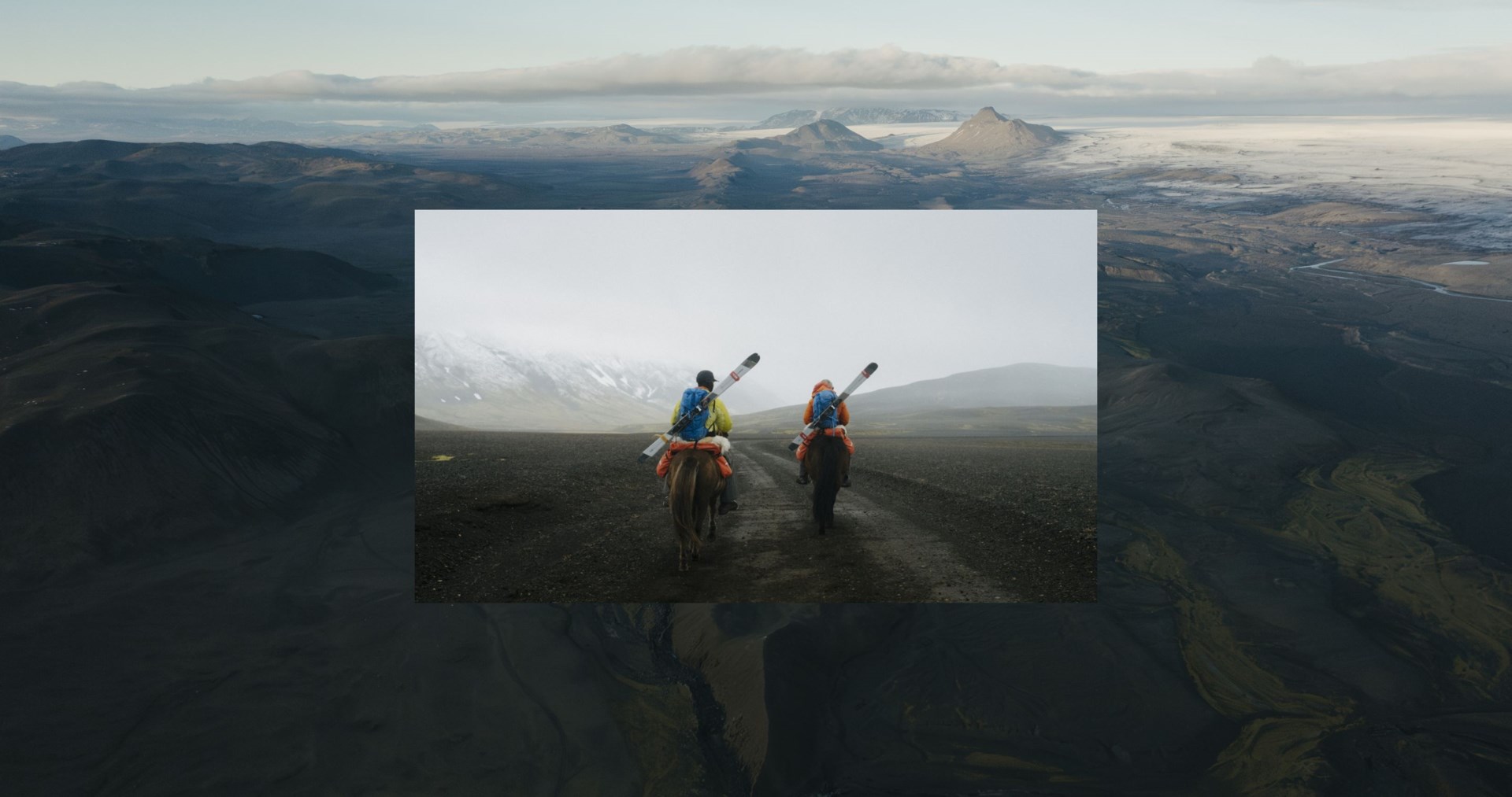 Project Zero -  A silent Rebellion, two men on horses on Iceland